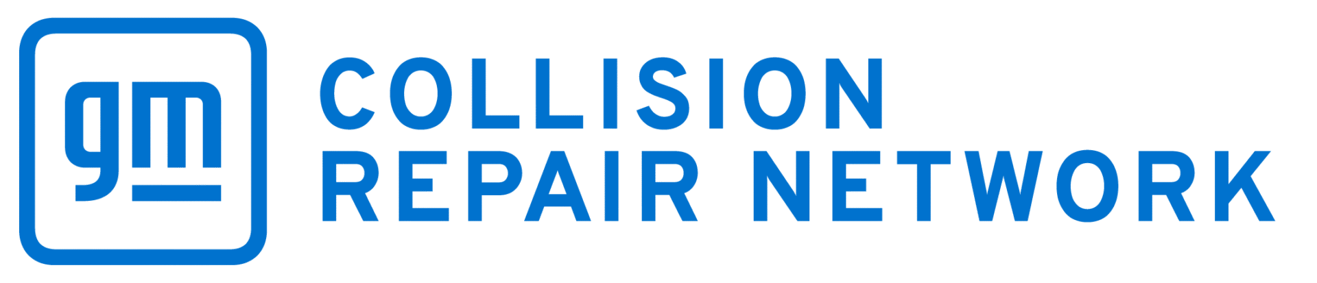 GM Collision Repair Network logo.