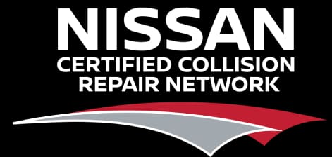 Nissan Certified Collision Repair Network logo.