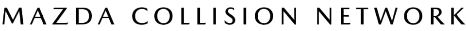 Mazda Collision Network text logo.
