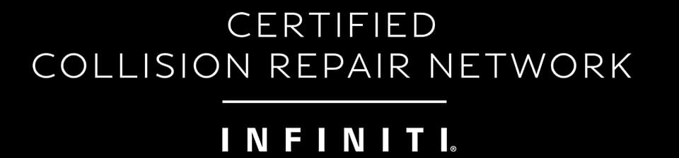 Infiniti Certified Collision Repair Network Logo.